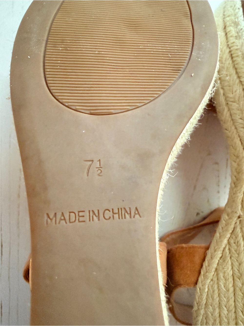 Vicki Vicki | Tan Espadrille Wedge Sandals - Picture 9 of 11